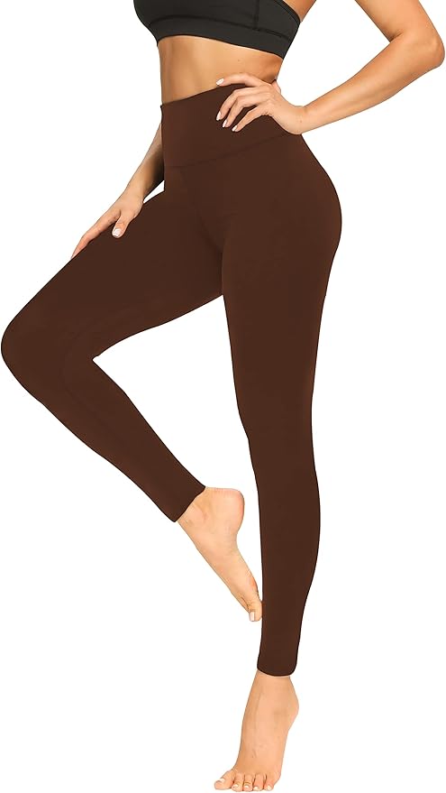 FULLSOFT Buttery Soft Leggings for Women - High Waisted Tummy Control No See Through Workout Yoga Cycling Tights Pants