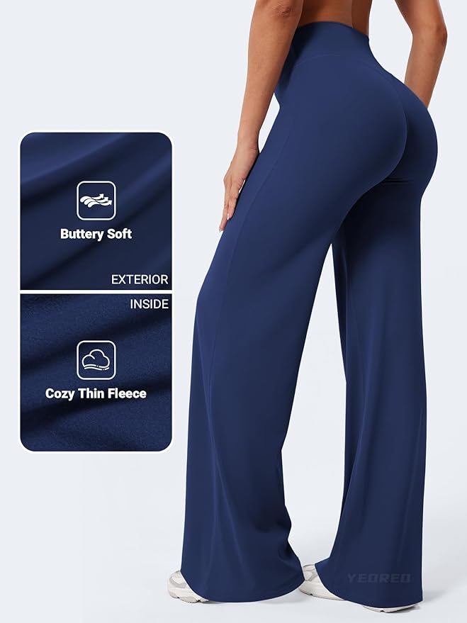 YEOREO Workout Leggings Womens No Front Seam Straight Leggings 29"/ 31.5"/ 33"/ 35" High Waist Buttery Eddiy Gym Yoga Pants
