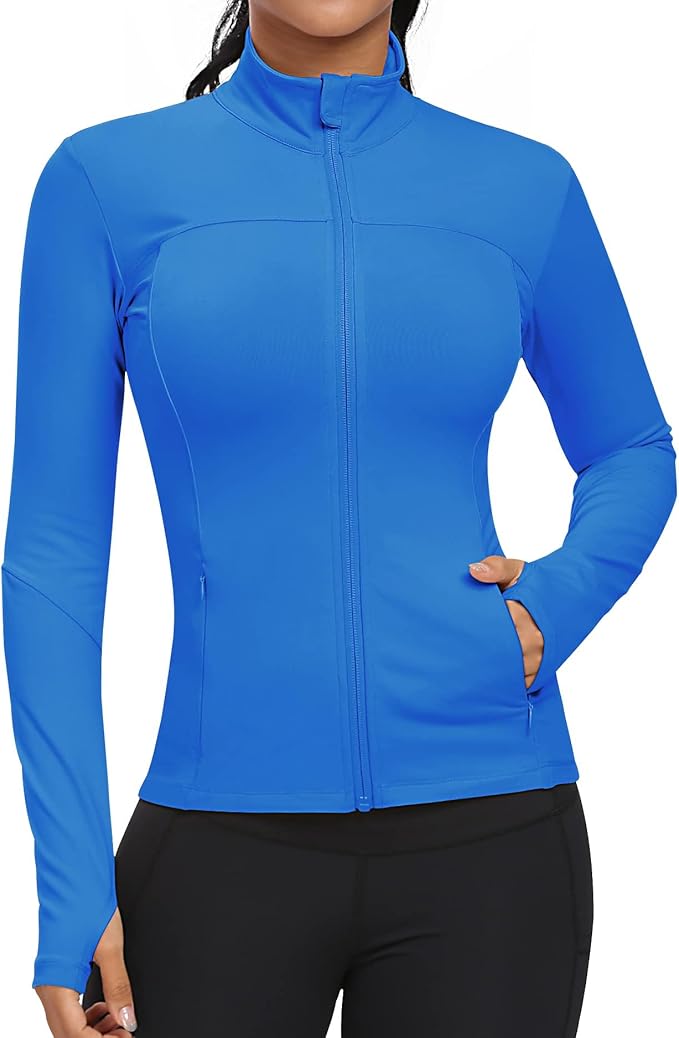 GYM RAINBOW Workout Jackets for Women Athletic Jacket Spring Running Yoga Jackets