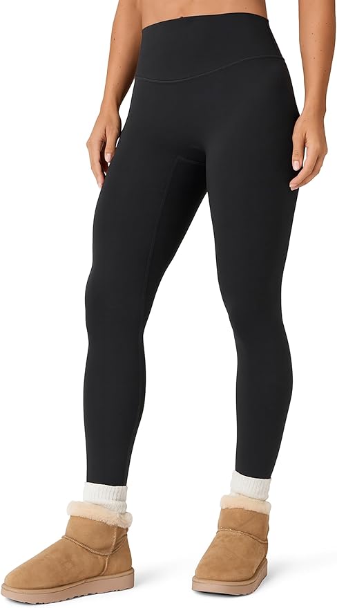 Unthewe Naked-Feel No Front Seam Leggings for Women - High Waisted Buttery Soft Workout Yoga Pants 25"
