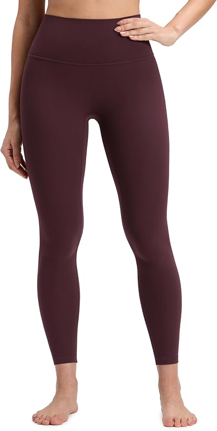 CRZ YOGA Butterluxe No Front Seam Yoga Leggings 25" - High Waisted Womens Lounge Pants Pilates Workout Athletic Buttery Soft