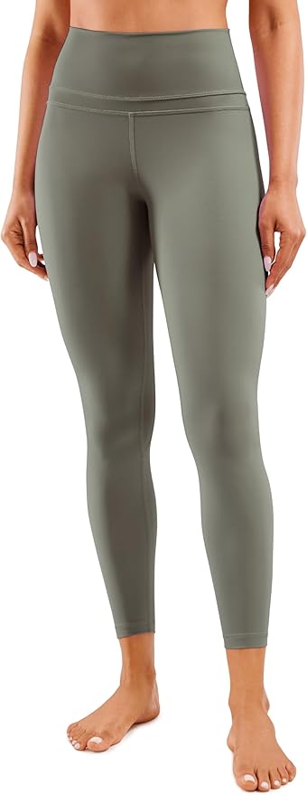 CRZ YOGA Naked Feeling Workout Leggings 25'' - High Waist Yoga Training Tight Womens Pants