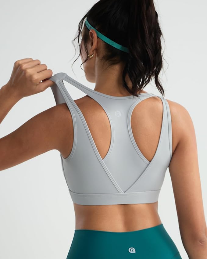 RUNNING GIRL Sports Bras for Women High Support,Molded Cup High Impact Sports Bra Racerback Workout Yoga Running Bra