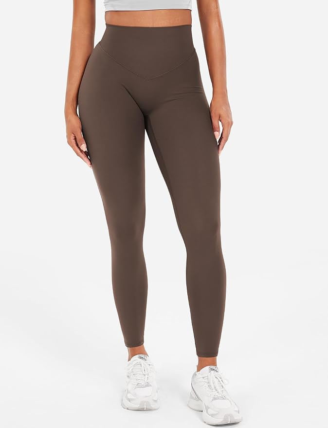 YEOREO Workout Leggings for Women Hidden Scrunch Tummy Control Leggings Agathia High Waisted Gym Yoga Pants