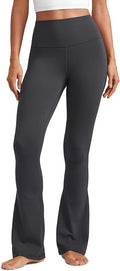 CRZ YOGA Butterluxe Mini Flared Leggings 30"/31.5"/33'' - High Waist Bootcut Casual Lounge Women Yoga Pants with Pocket