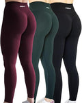 AUROLA Workout Leggings for Women Seamless Scrunch Tights Tummy Control Gym Fitness Girl Sport Active Yoga Pants