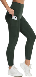 Dragon Fit High Waist Yoga Leggings with 3 Pockets,Tummy Control Workout Running 4 Way Stretch Yoga Pants
