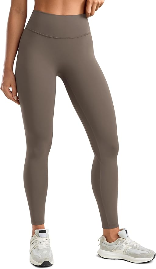 INGIA Womens High Waisted No Front Seam Lounge Yoga Legging 25" Workout Tummy Control Gym Yoga Pants