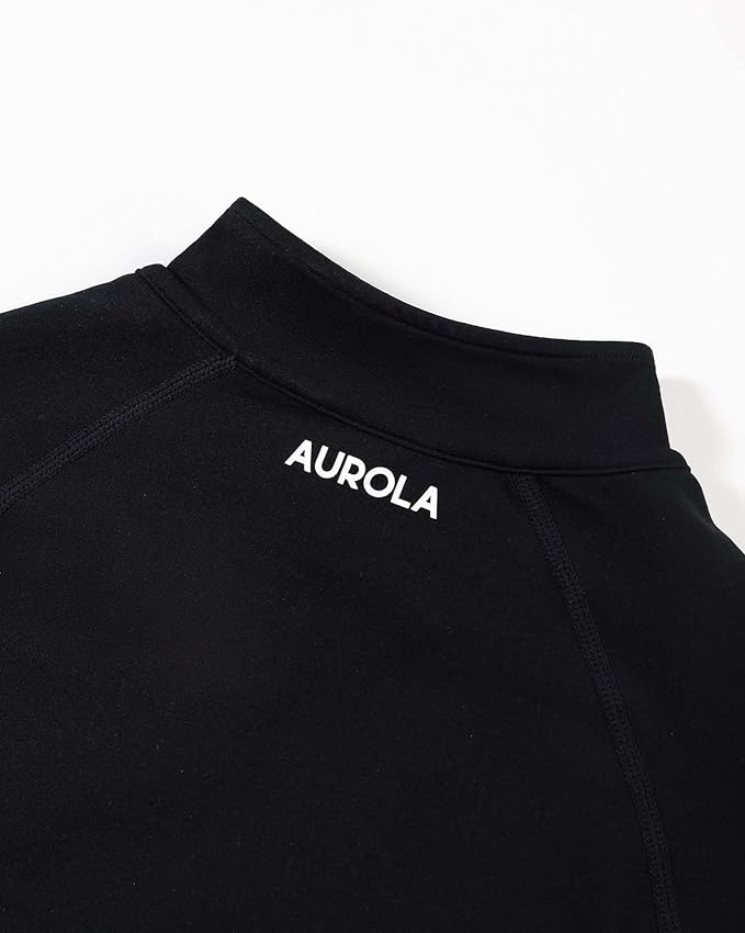 AUROLA Influence Athletic Workout Jacket for Women, Lightweight Slim Fit Full Zip Running Yoga Sports Jacket with Thumb Holes