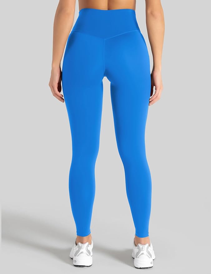 Unthewe Naked-Feel No Front Seam Leggings for Women - High Waisted Buttery Soft Workout Yoga Pants 25"