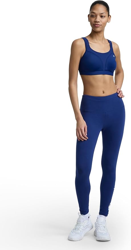Champion Womens Women's Sports Bra, High-Impact, Maximum Support, Breathable, Moisture Wicking