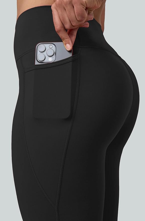 Olmlmt No Front Seam Workout Leggings for Women Tummy Control Butt Lifting Leggings Buttery Soft Gym Yoga Pants