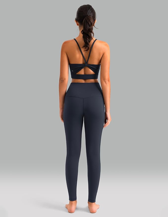 Colorfulkoala Women's High Waisted Yoga Pants 7/8 Length Leggings with Pockets