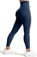 Olmlmt No Front Seam Workout Leggings for Women Tummy Control Butt Lifting Leggings Buttery Soft Gym Yoga Pants
