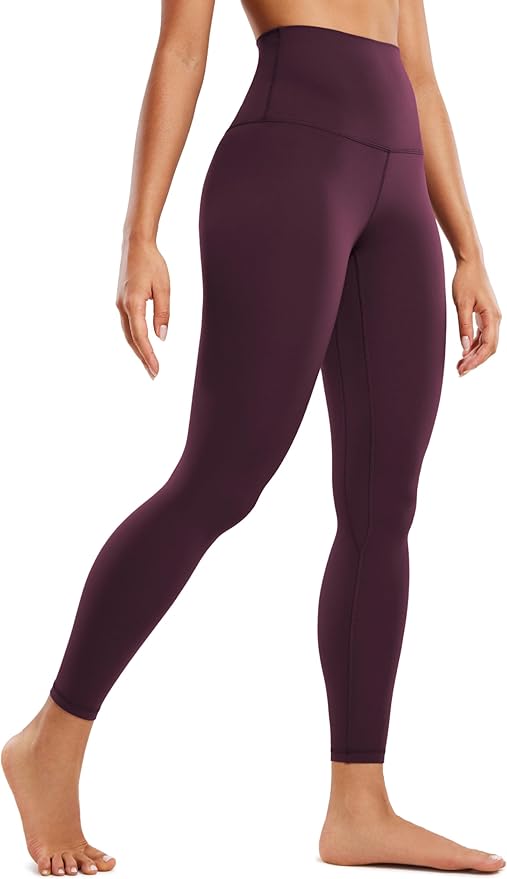 CRZ YOGA Butterluxe Super High Waist Leggings 25"- Buttery Soft Womens Yoga Pants Workout Over Belly