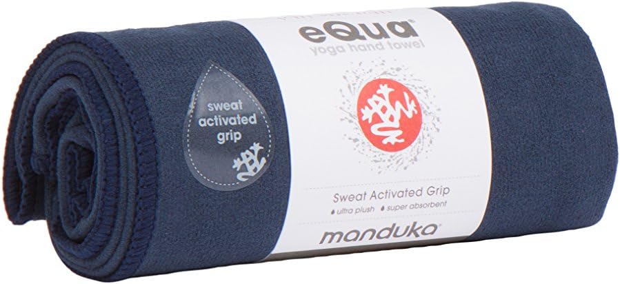 Manduka eQua Hot Yoga Mat Towel - 72" | Instant Moisture Activated Grip | Ultra Soft Microfiber | Quick Dry, Daily Use Ready | Lightweight, Travel Friendly Mat Layer