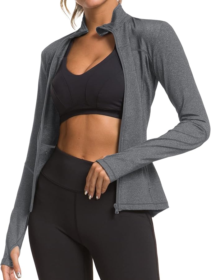 GYM RAINBOW Workout Jackets for Women Athletic Jacket Spring Running Yoga Jackets