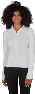 Yogalicious Womens Ultra Soft Lightweight Full Zip Yoga Jacket with Pockets