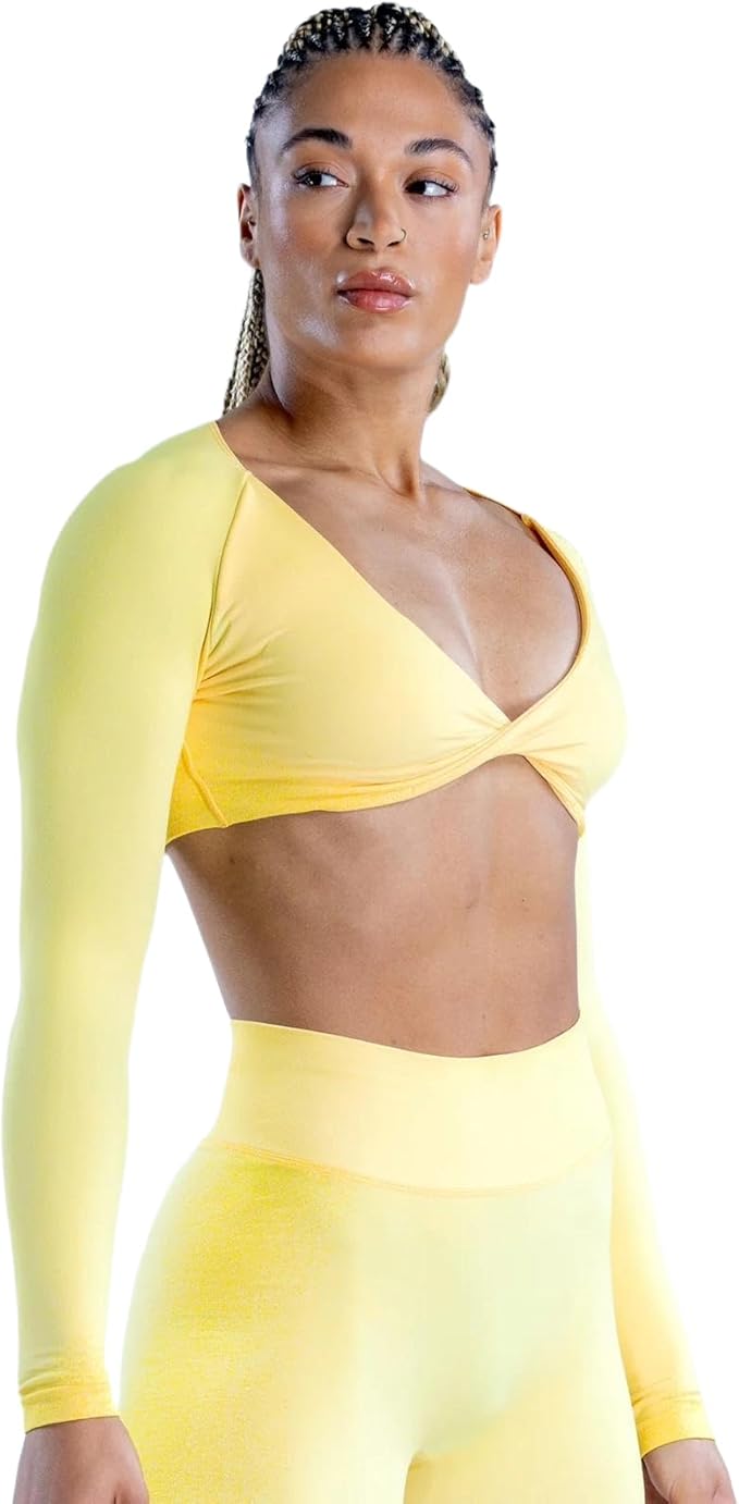Breathable Seamless Womens Yoga Set Long Sleeve Cropped Top Paired Leggings Shorts Lounge Wear Activewear