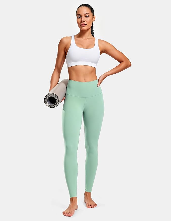 Colorfulkoala Women's High Waisted Tummy Control Workout Leggings Full Length Ultra Soft Yoga Pants 28"
