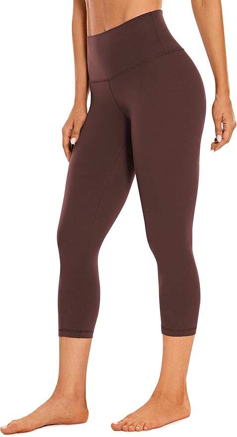CRZ YOGA Butterluxe Yoga Capris Leggings 21'' - High Waisted Buttery Soft Lounge Womens Crop Pants