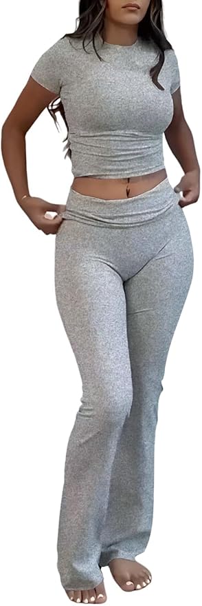 Nimsruc Two Piece Lounge Sets For Women Summer Outfits