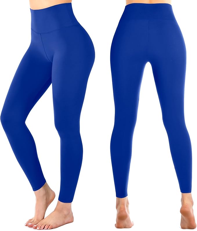 Leafigure High Waisted Leggings for Women- Soft No See-Through Yoga Pants for Gym Workout Running