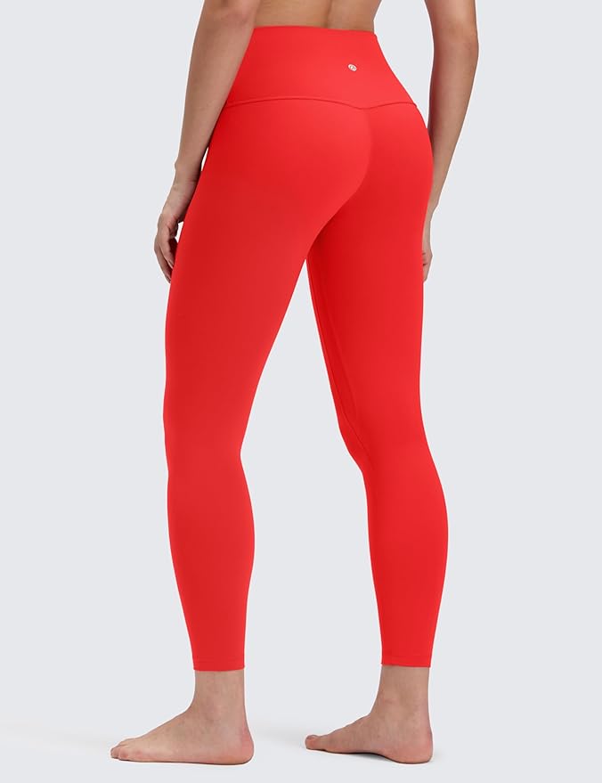 CRZ YOGA Butterluxe No Front Seam Yoga Leggings 25" - High Waisted Womens Lounge Pants Pilates Workout Athletic Buttery Soft