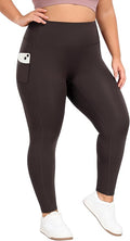 Heathyoga X-6XL Plus Size Leggings for Women with Pockets Tummy Control Plus Size Yoga Pants High Waist Workout Clothes