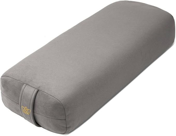 Florensi Meditation Cushion - Comfortable Floor Pillow - Traditional Tibetan Meditation Pillow with Beautiful Velvet Cover - Large Floor Cushion Seating for Adults - Premium Yoga Buckwheat Bolster