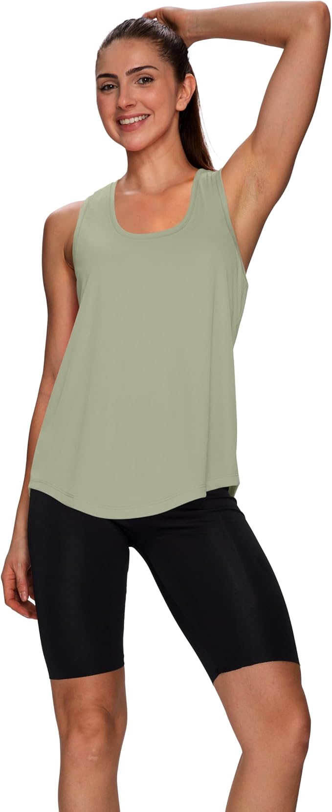 WIHOLL Workout Tops for Women Summer Athletic Tank Tops Sleeveless Shirts Beach Lightweight Gym Clothes