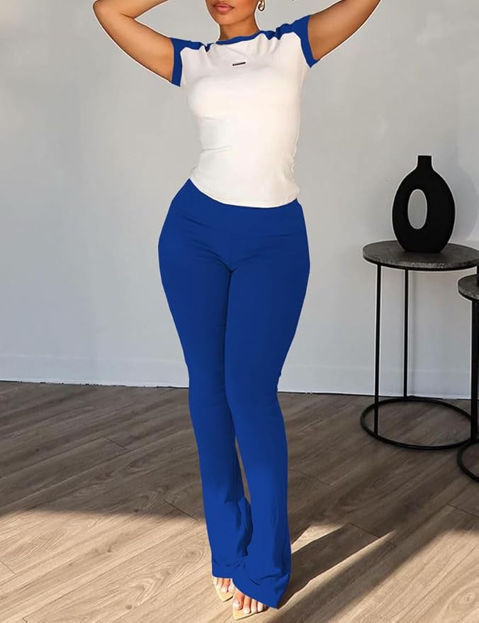 Nimsruc 2 Piece Outfits for Women Casual Sweat Sets