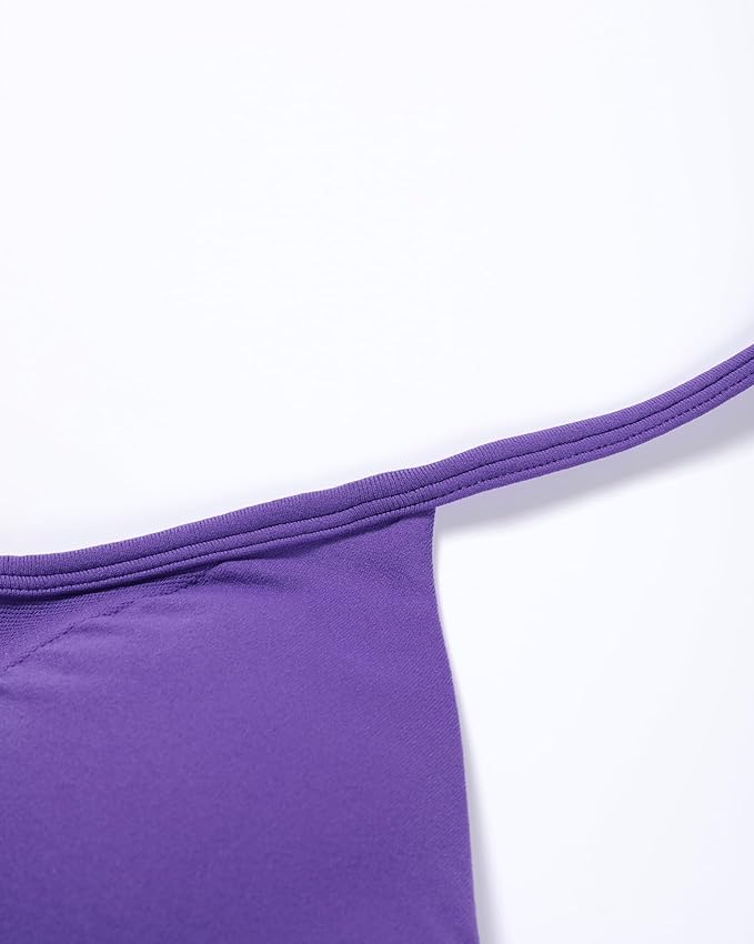 AUROLA Influence Strappy Bra Sports Bras for Women, Backless Padded Impact Strappy Bra Workout Gym Yoga with Removable Cups