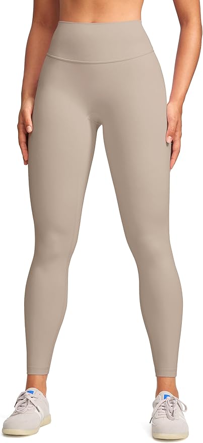 INGIA Womens High Waist No Front Seam Scrunch Butt Leggings Workouts 25 Inches V-Back Scrunch Booty Gym Yoga Pants