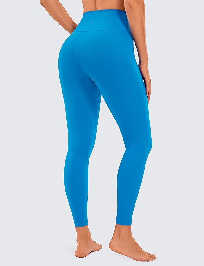 CRZ YOGA Naked Feeling Workout Leggings 25'' - High Waist Yoga Training Tight Womens Pants