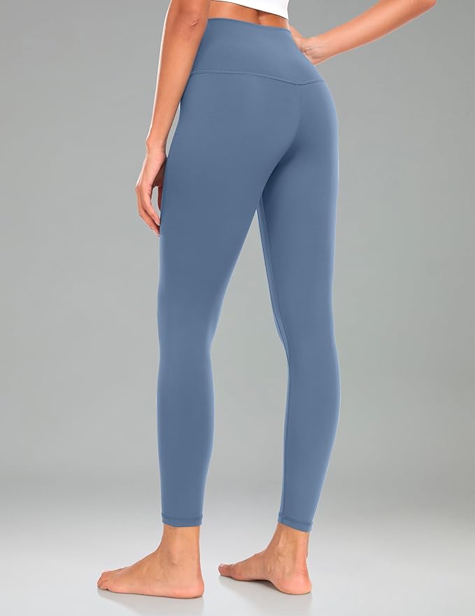 Colorfulkoala Women's High Waisted Tummy Control Workout Leggings 7/8 Length Ultra Soft Yoga Pants 25"