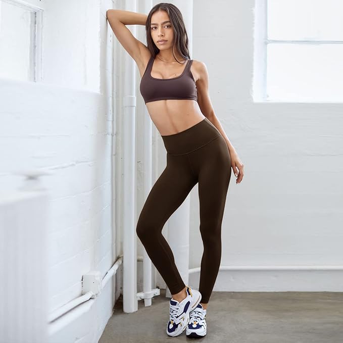 NexiEpoch 4 Pack Leggings for Women - High Waisted Tummy Control Soft Black Capri Yoga Pants with Pockets for Workout