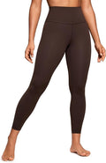 CRZ YOGA Brushed Naked Feeling Workout Leggings 25" - High Waisted Gym Compression Tummy Control Womens Yoga Pants