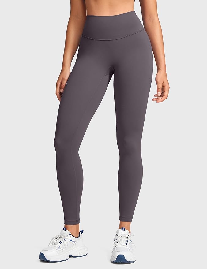 INGIA Womens High Waist No Front Seam Scrunch Butt Leggings Workouts 25 Inches V-Back Scrunch Booty Gym Yoga Pants