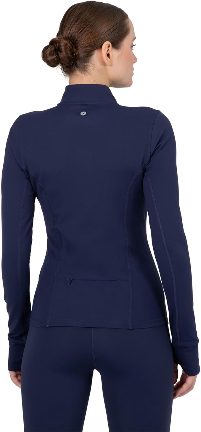 YITTY Active Women's Ultraluxe Full Zip Jacket, Athleisure, 4-Way-Stretch, Thumbholes