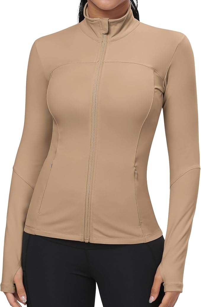 GYM RAINBOW Workout Jackets for Women Athletic Jacket Spring Running Yoga Jackets