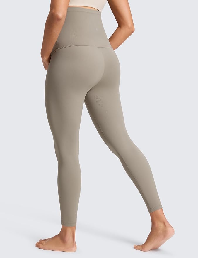 CRZ YOGA Butterluxe Maternity Leggings 25" - Over The Belly Buttery Soft Workout Activewear Yoga Womens Pregnancy Pants