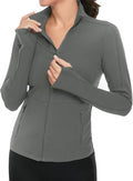 VUTRU Women's Workout Yoga Jacket Full Zip Running Athletic Track Jacket