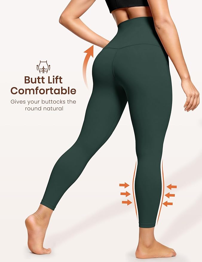 Laite Hebe Leggings for Women - High Waisted Full Length Buttery Soft Yoga Pants for Workout Athletic Daily