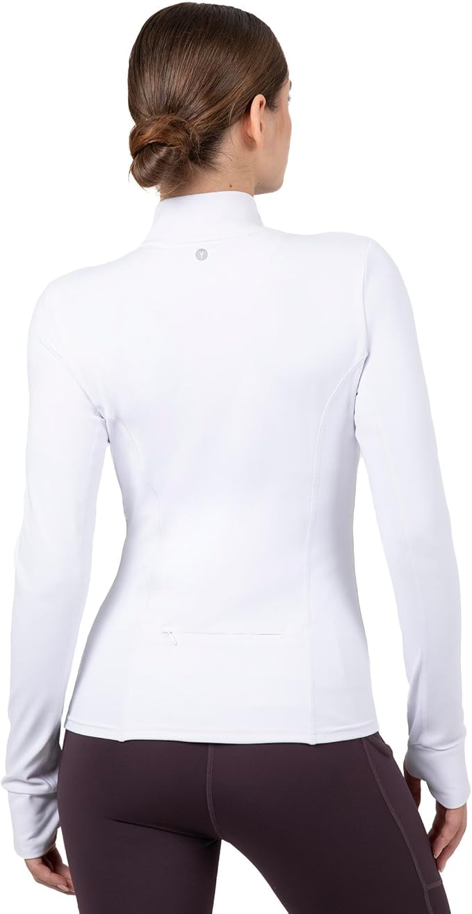 YITTY Active Women's Ultraluxe Full Zip Jacket, Athleisure, 4-Way-Stretch, Thumbholes