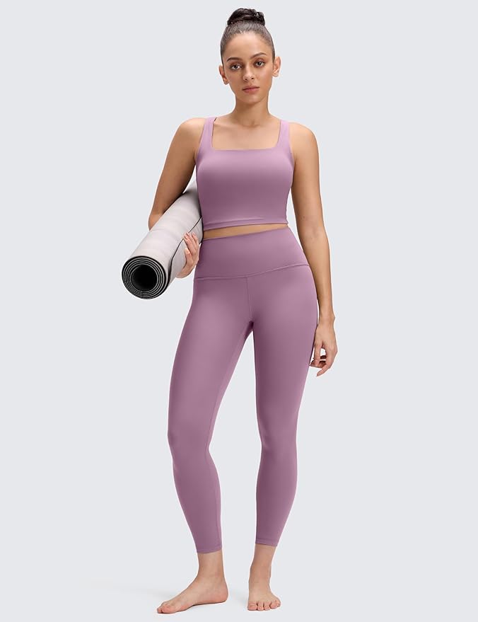 CRZ YOGA Butterluxe Yoga Leggings 25" - High Waisted Buttery Soft Womens Workout Lounge Pants