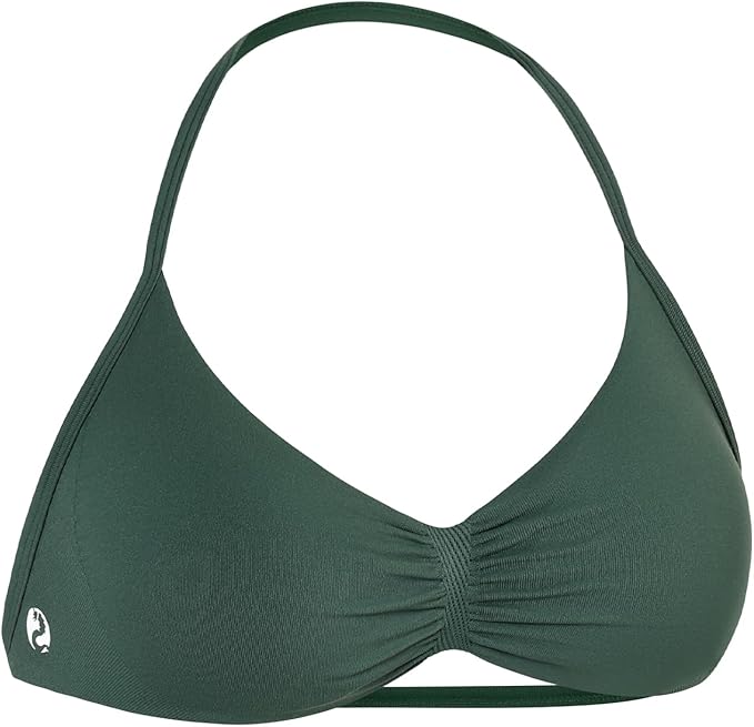AUROLA Influence Strappy Bra Sports Bras for Women, Backless Padded Impact Strappy Bra Workout Gym Yoga with Removable Cups