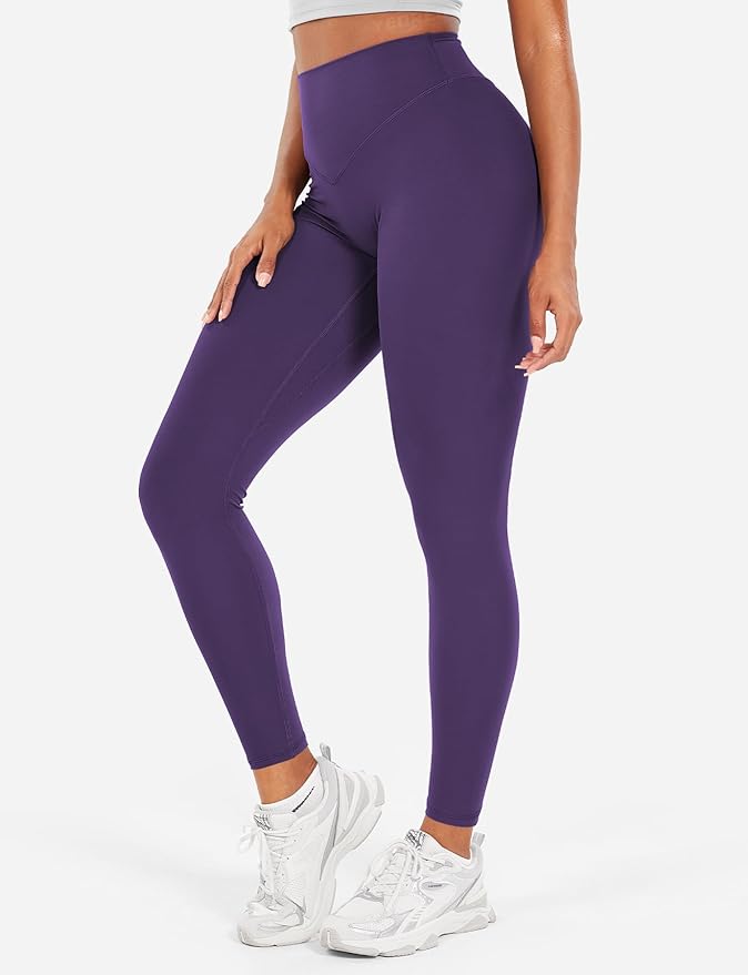 YEOREO Workout Leggings for Women Hidden Scrunch Tummy Control Leggings Agathia High Waisted Gym Yoga Pants