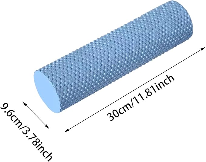 Foam Yoga Column, 2026 Upgrade Eva Long Foam Rollers with Trigger Point, Standard Foam Roller High-Density Massage Roller for Home Gym Travel Muscle Relif (Blue)