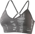 AUROLA Serpent Seamless Sports Bras for Women,Backless Padded Strappy Workout Gym Yoga Crop Tops